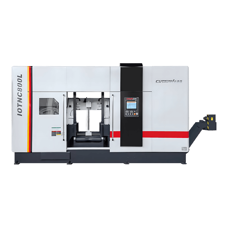 IOTNC800L Älykäs CNC automaattinen metallin leikkaaminen vaakasuorassa vannesahakone