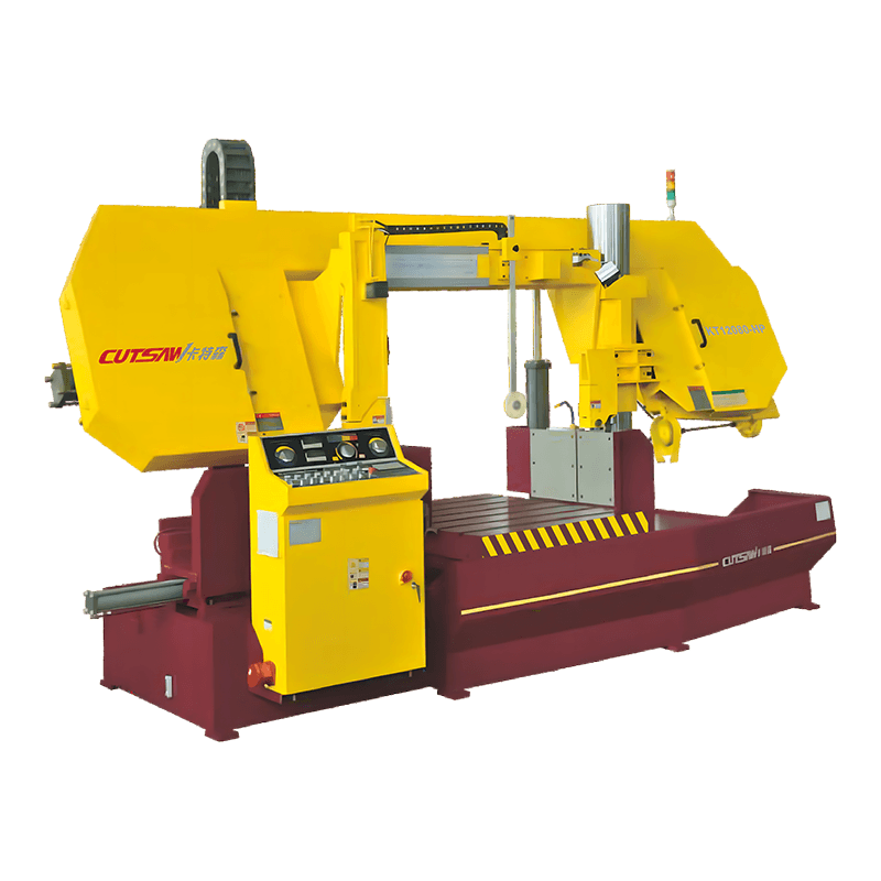 KT12080-HP vaakasuuntainen kaksipylväsvannesaha, monitoiminen hydraulinen KT12080-HP vaakasuuntainen kaksipylväsvannesaha, monitoiminen hydraulinen