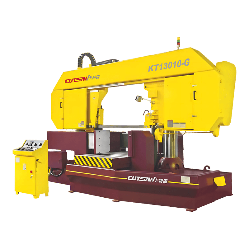KT13010-G kaksipylväinen gantry-vannesahakone vaakasuora metallivannesaha