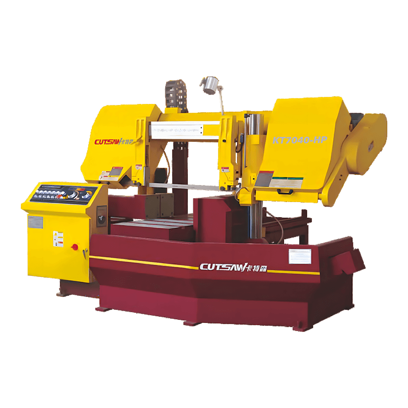 KT7040-HP CE puoliautomaattinen metallivannesahakone hydraulisella kaksoispylväällä KT7040-HP CE puoliautomaattinen metallivannesahakone hydraulisella kaksoispylväällä
